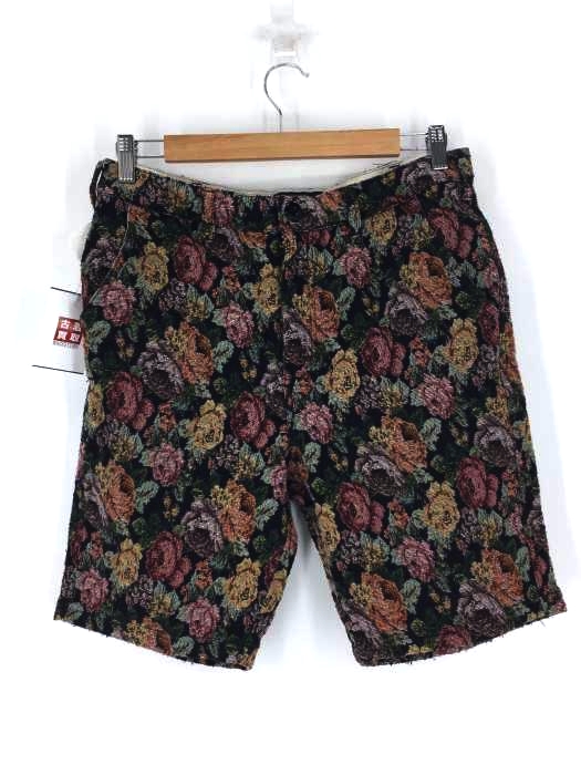 USED古着(ユーズドフルギ) ジャガード 花柄ショートパンツ メンズ JPN:L