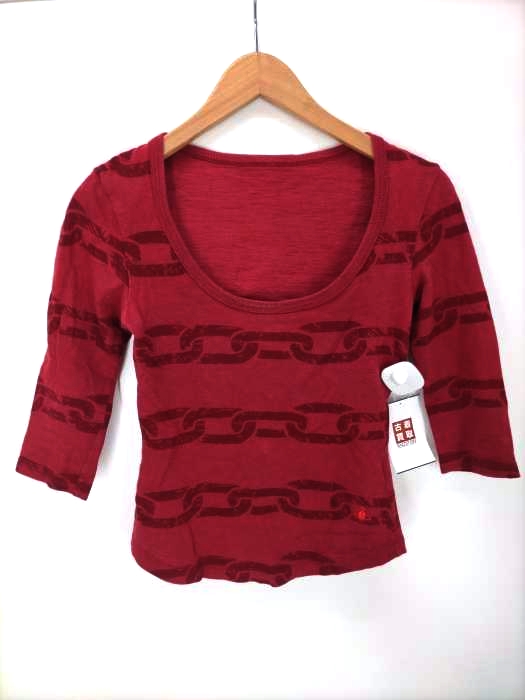 Vivienne Westwood(ヴィヴィアンウエストウッド) 総柄UネックTシャツ レディース 表記無