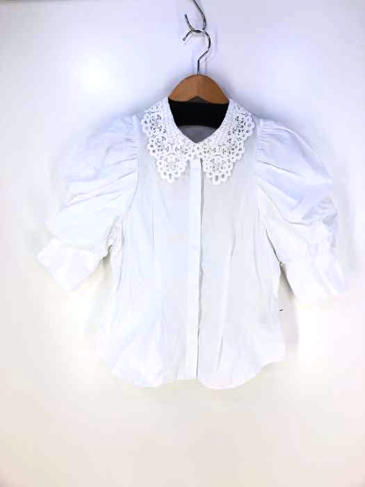 snidel(スナイデル) ORGANICSレースカラーシャツブラウス レディース ONE SIZE