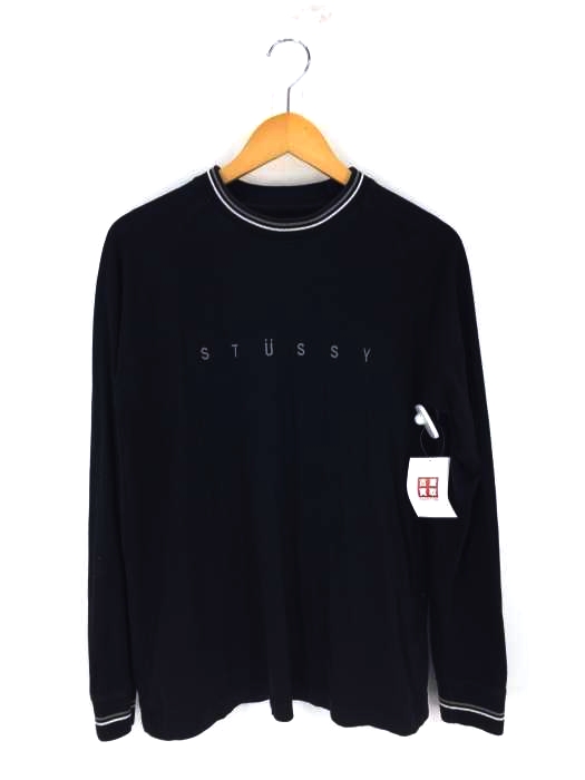 Stussy(ステューシー) Stripe Collar crew T メンズ JPN：M