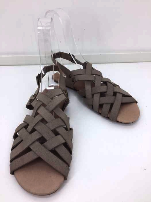 BIANCA レザーメッシュサンダル レディース JPN：37