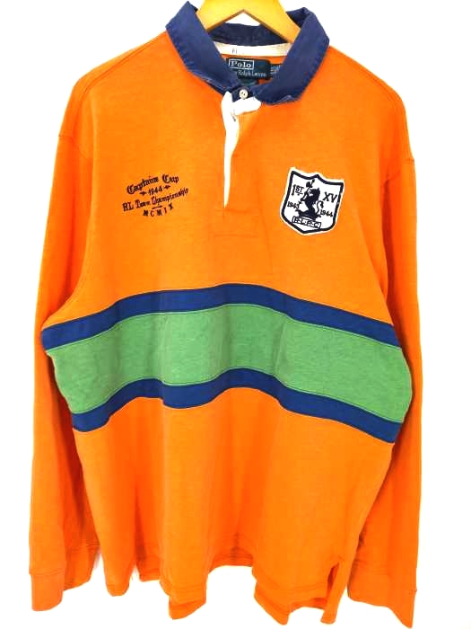 Polo by RALPH LAUREN(ポロバイラルフローレン) CUSTOM FIT ラガーシャツ ビッグサイズ メンズ import：XXL