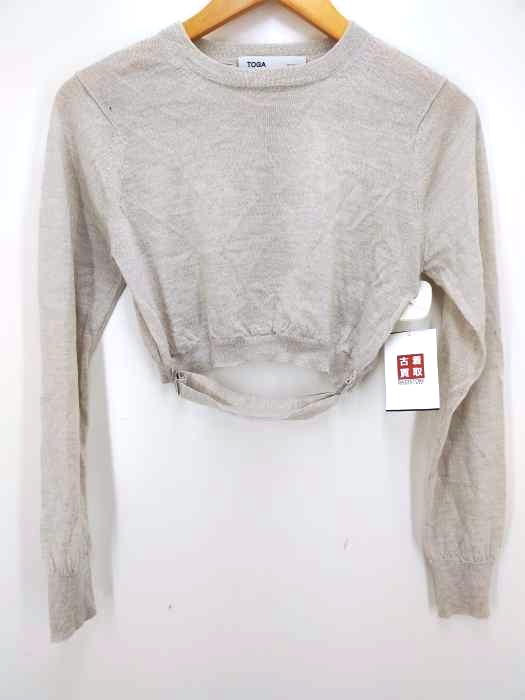 トーガアーカイブス TOGA ARCHIVES シルクカシミヤ混ショート丈ニット レディース JPN：M