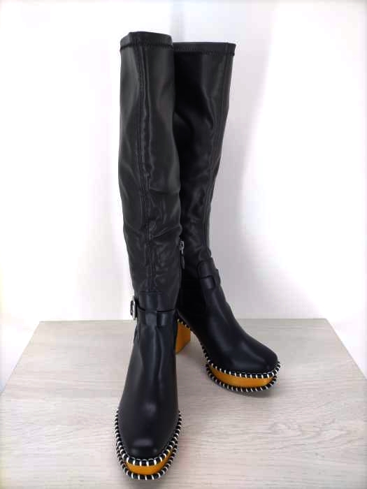 moussy(マウジー) WOOD SOLE LONG BOOTS レディース  M