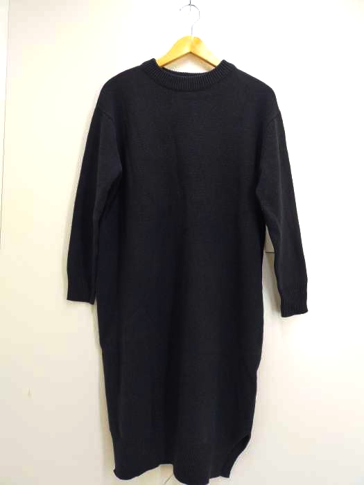 AZUL by moussy(アズールバイマウジー) SLIT KNIT LONG ONEPIECE レディース  S