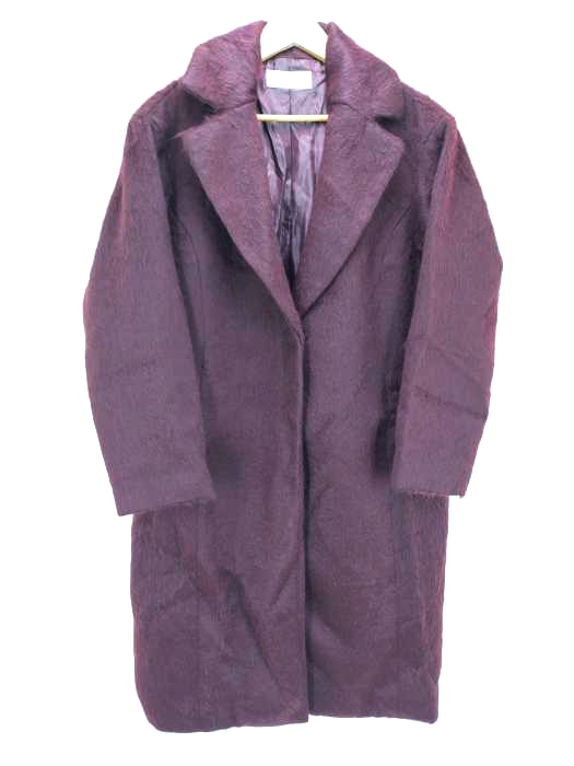 SLY(スライ) SHAGGY CHECK OVER COAT レディース  2