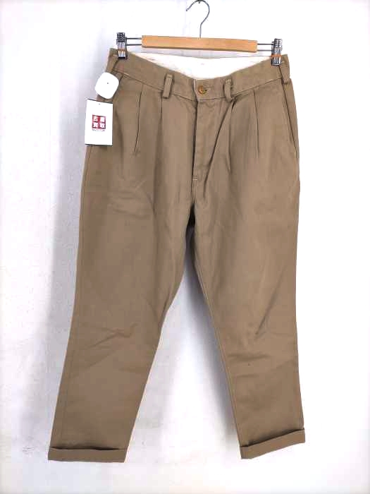 or slow(オアスロウ) 2タック クロップドチノパンツ メンズ JPN：S