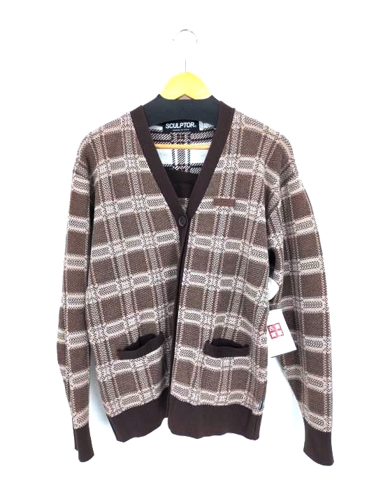 スカルプター SCULPTOR Multi-check Cardigan キャミ付き レディース ONE SIZE
