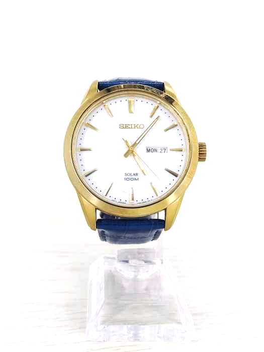 SEIKO(セイコー) ソーラー デイデイト BAMBIベルト メンズ 表記無