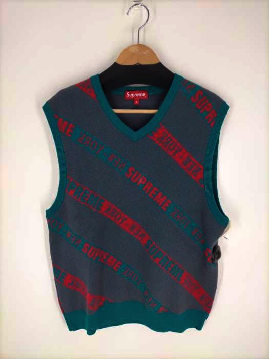 シュプリーム Supreme 22SS Stripe Sweater Vest メンズ  M