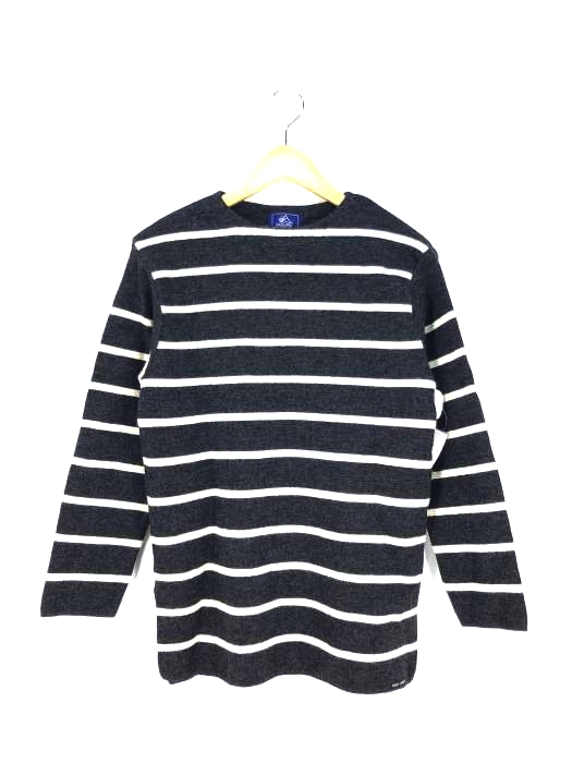 セントジェームス SAINT JAMES ウール ボーダーカットソー バスクシャツ レディース  XXS