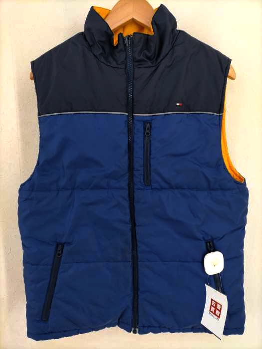 トミーヒルフィガー TOMMY HILFIGER バイカラー中綿ベスト メンズ JPN：L