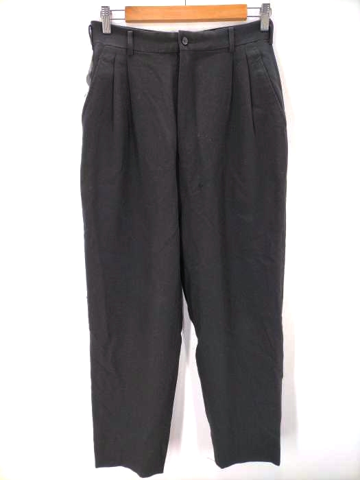 コムデギャルソンオムプリュス COMME des GARCONS HOMME PLUS AD1988 ウールギャバジン 2タック ワイドスラックス メンズ JPN：S