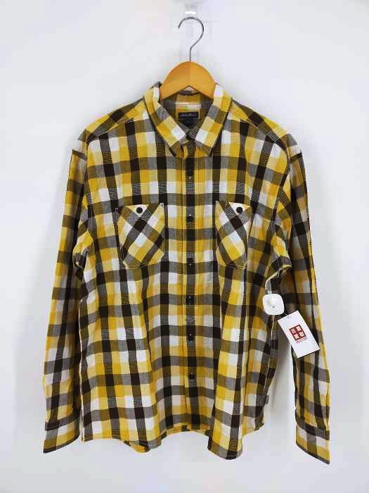 エディーバウアー Eddie Bauer チェック柄ボタンシャツ メンズ JPN:L