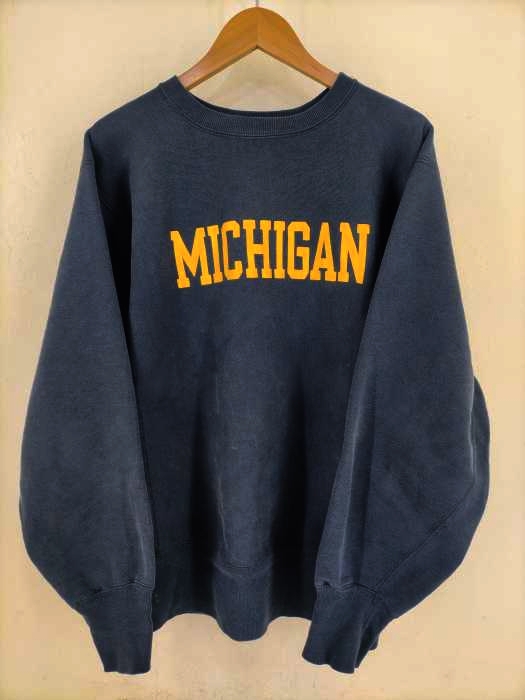 チャンピオン Champion 90S REVERSE WEAVE MICHIGAN プリントスウェット メンズ 表記無