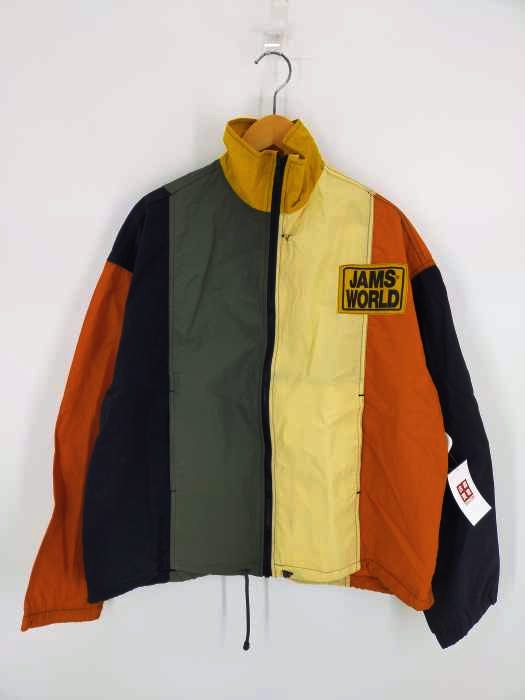 ジャムズワールド JAMS WORLD USA製 ブロッキング ナイロンブルゾン メンズ import：M