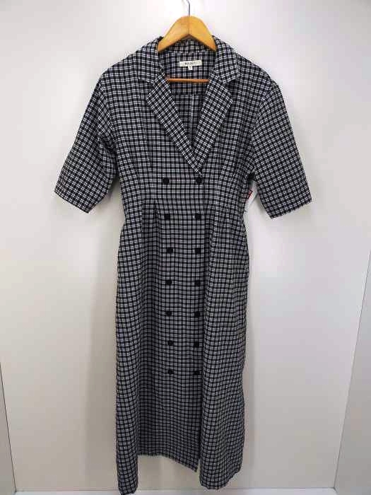 moussy(マウジー) TAILOR COLLAR CHECK シャツドレス レディース ワンピース シャツ