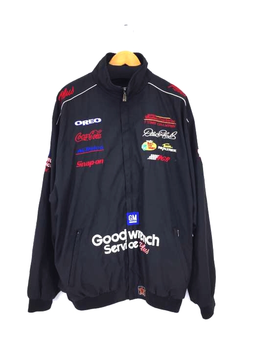 USED古着(ユーズドフルギ) GM Goodwrench 刺繍 レーシングジャケット メンズ  XXXL