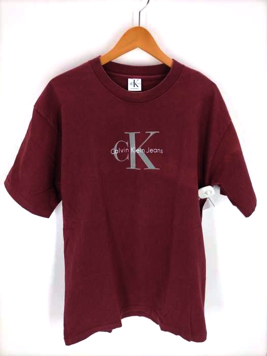 ck Calvin Klein(シーケーカルバンクライン) USA製 90S S/SロゴTシャツ メンズ  S/M