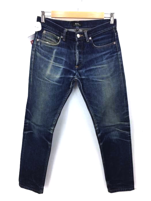 A.P.C.(アーペーセー) PETIT NEW STANDARD ヴィンテージ加工 5Pスリムデニムパンツ メンズ 29inch