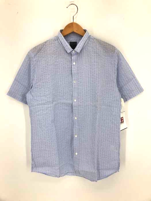 ck Calvin Klein(シーケーカルバンクライン) シアサッカーストライプシャツ メンズ import：L