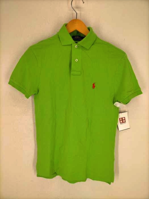 POLO RALPH LAUREN(ポロラルフローレン) CUSTOM SLIM FIT ポニー刺繍半袖ポロシャツ メンズ JPN：XS