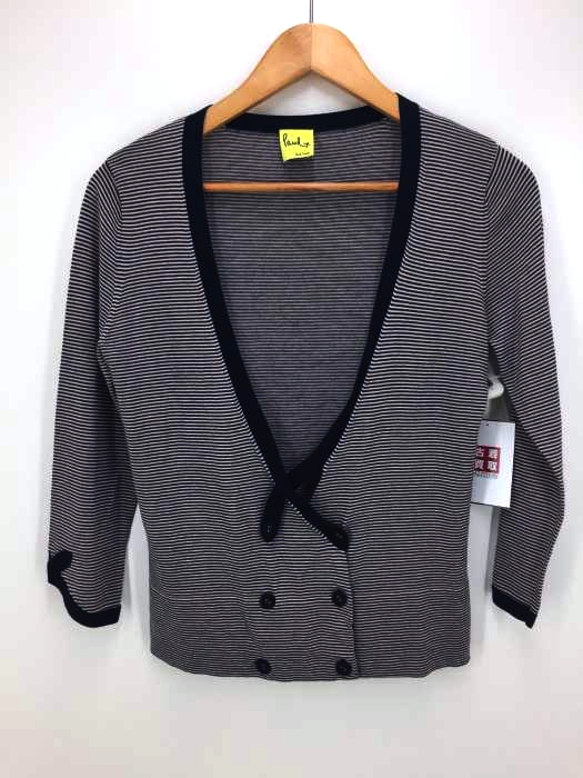 Paul + PaulSmith(ポールスミスプラス) ボーダーダブルボタンカーディガン レディース JPN：M