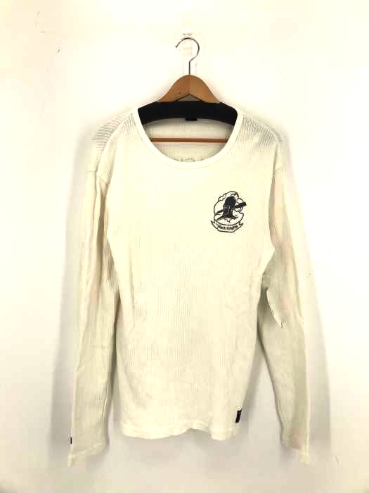AVIREX(アヴィレックス) BLACK KNIGHTS リブサーマルL/Sカットソー メンズ import：XL