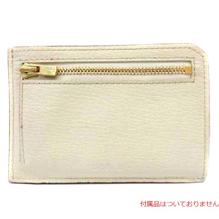 Larcobaleno(ラルコベレーノ) 20SS スマートウォレットSP 小銭入れ コインケース カードケース 名刺入れ ミニ レザー バイカラー アイボリー 茶 ブラウン /YI13 レディース レディース  サイズ表記なし（実寸サイズをご確認下さい。）
