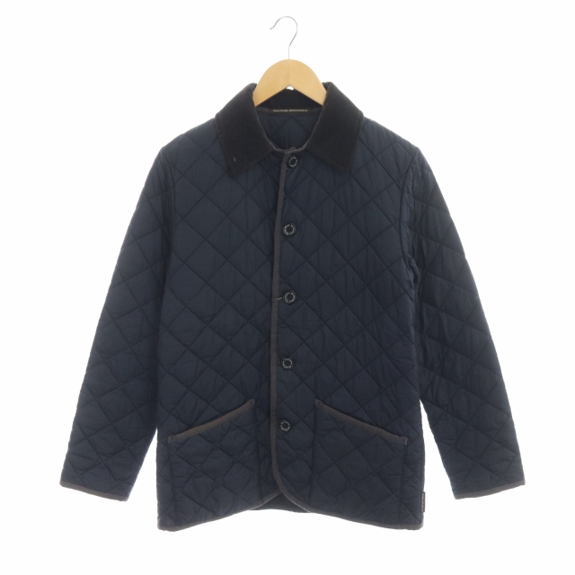 Traditional Weatherwear(トラディショナルウェザーウェア) キルティングジャケット 中綿 38 紺 ネイビー /HK メンズ  38（日本サイズM相当）
