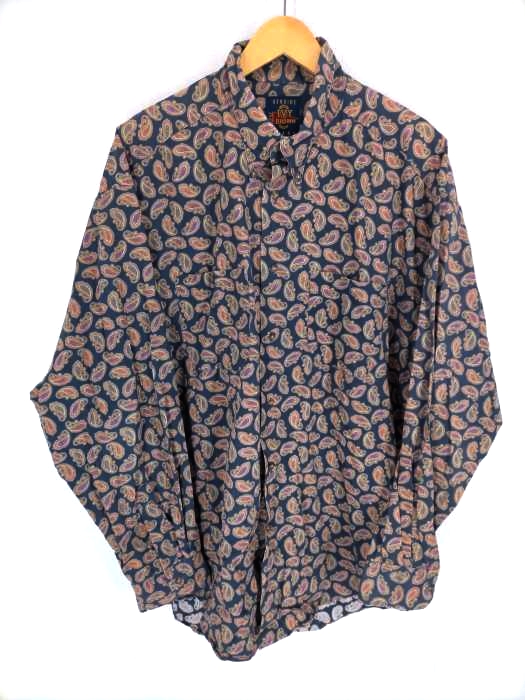 THE BROWN IVY(ザブラウンアイビー) ペイズリー総柄BDシャツ メンズ JPN：XL