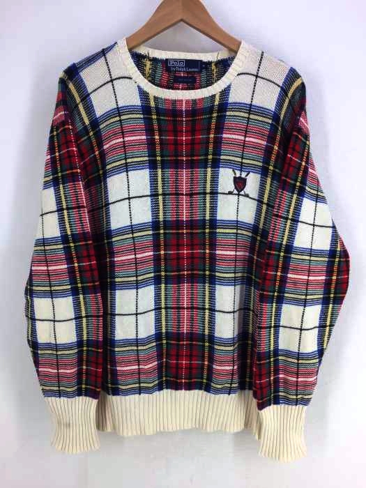 Polo by RALPH LAUREN(ポロバイラルフローレン) ボートネック コットンニット メンズ  M