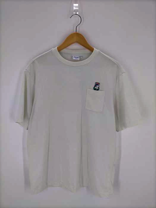 FILA(フィラ) loose fit バックプリント半袖Tシャツ メンズ JPN：M