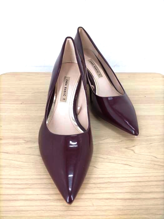 ZARA BASIC(ザラベーシック) BLOCK-HEEL SHOES  レディース  39