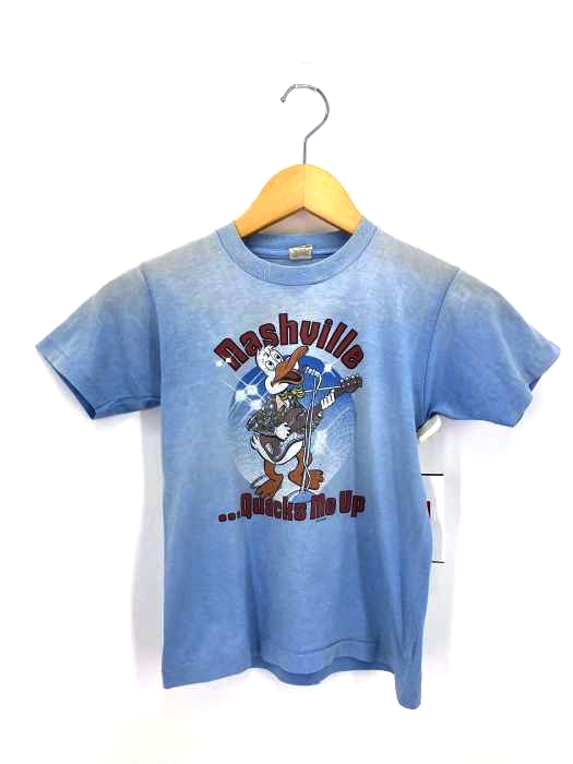 SCREEN STARS(スクリーンスターズ) USA製 1987コピーライト プリントTシャツ レディース  10-12