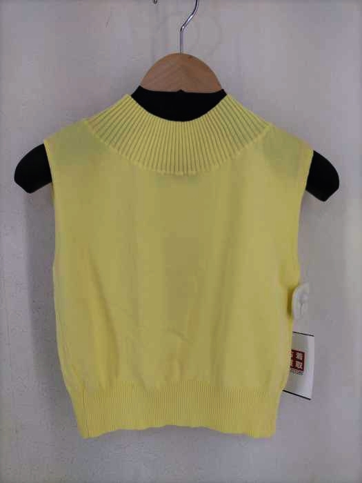 LeoryEBLOA(レオリーエブロア) シンプルショートニットTOP レディース  FREE