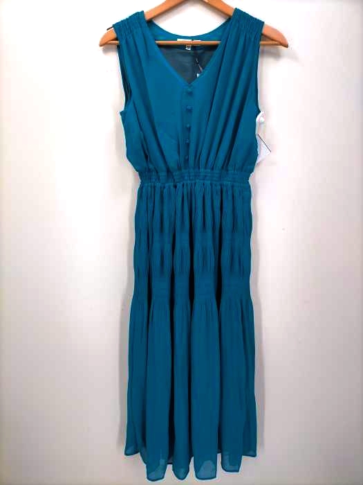 moussy(マウジー) V NECK CHIFFON GATHER DRESS レディース  FREE