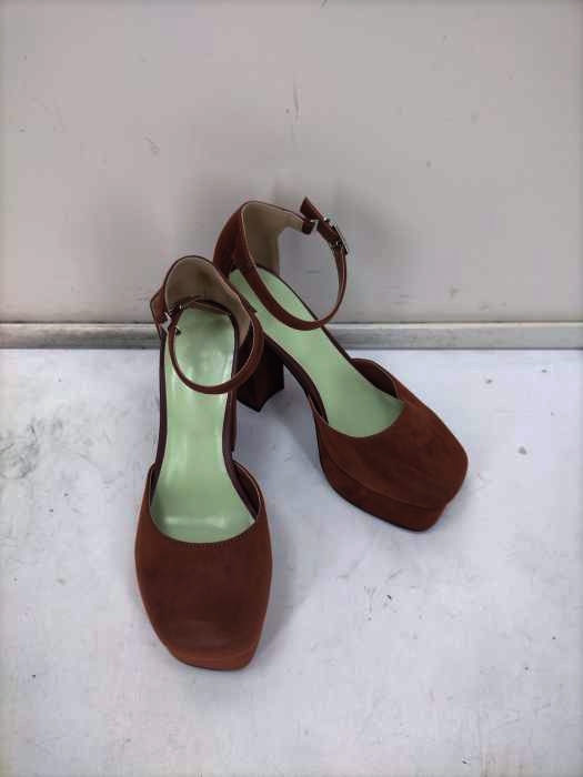 SLY(スライ) CHUNKY HEEL STRAP PUMPS レディース  S