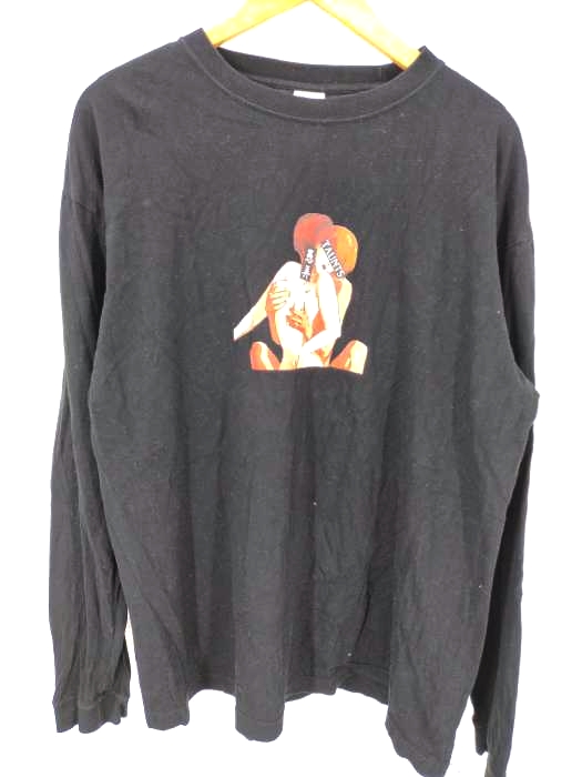 ユーズドフルギ USED古着 {{愚弄 taunts}} #9 SEX PRINT L/S TEE メンズ JPN：XXL
