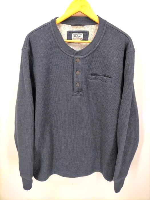 エルエルビーン L.L.Bean ハーフスナップ サーマルカットソー メンズ JPN：XL