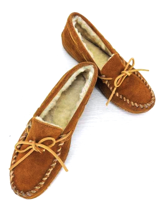 ミネトンカ Minnetonka ボア デッキシューズ メンズ US：8