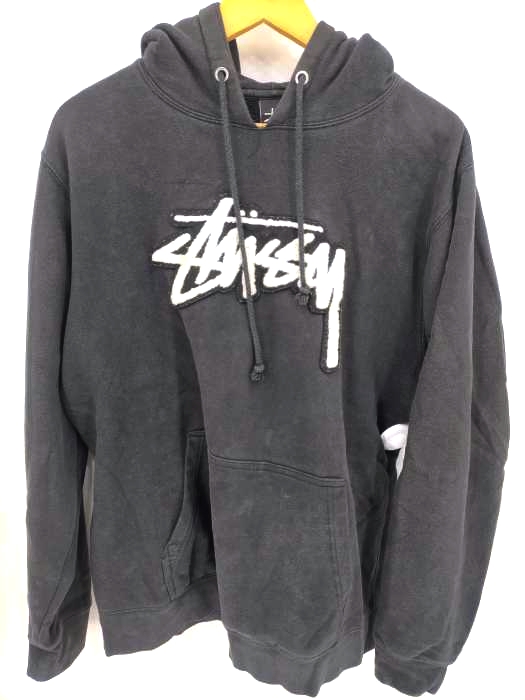 ステューシー Stussy サガラワッペンロゴプルオーバーパーカー メンズ JPN：L