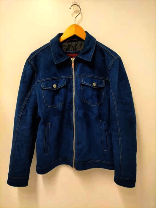 ザラマン ZARA MAN スウェードジップアップジャケット メンズ  L