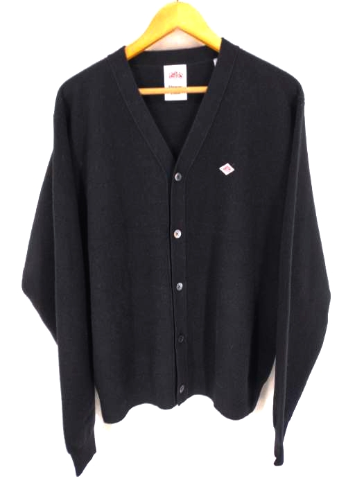 DANTON ダントン メンズ ラムウールVネックニットカーディガン DANTON