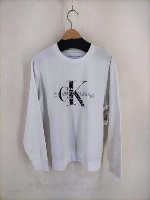 カルバンクラインジーンズ Calvin Klein Jeans 22AW BONDED MONOGRAM CREW NECK メンズ import：M