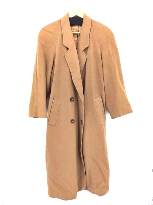ユーズドフルギ USED古着 80-90s Made in England 100% Pure Cashmere メルトンコート レディース 表記無