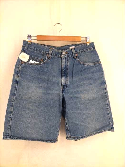 リーバイス Levis 550 ボタン裏554 USA製 RELAXED FIT ジップフライデニムショートパンツ メンズ  34
