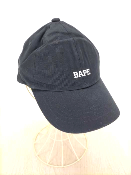 ベイプ BAPE ロゴ刺繍キャップ メンズ 表記無
