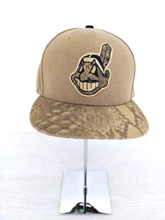 ニューエラ NEWERA クリーブランドインディアンズ 9FIFTY 6パネルキャップ パイソン メンズ  MIDIUM-LARGE