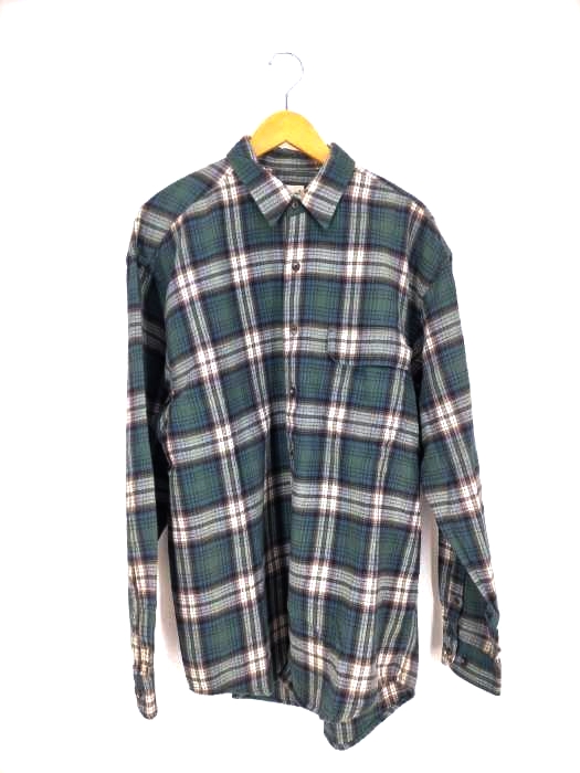 エディーバウアー Eddie Bauer チェック柄ネルボタンダウンシャツ メンズ JPN：M